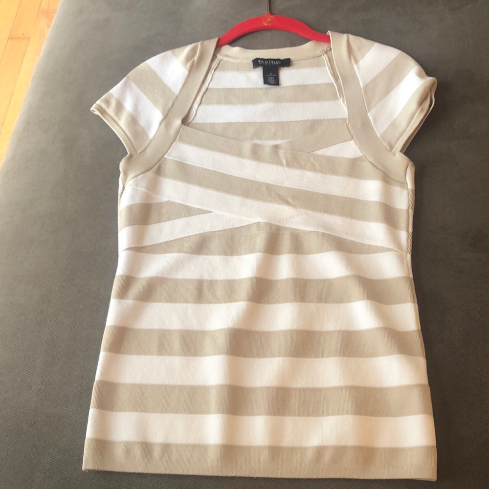 WHITE HOUSE/BLACK MARKET-BANDAGE Tunic. LIKE NEW!!